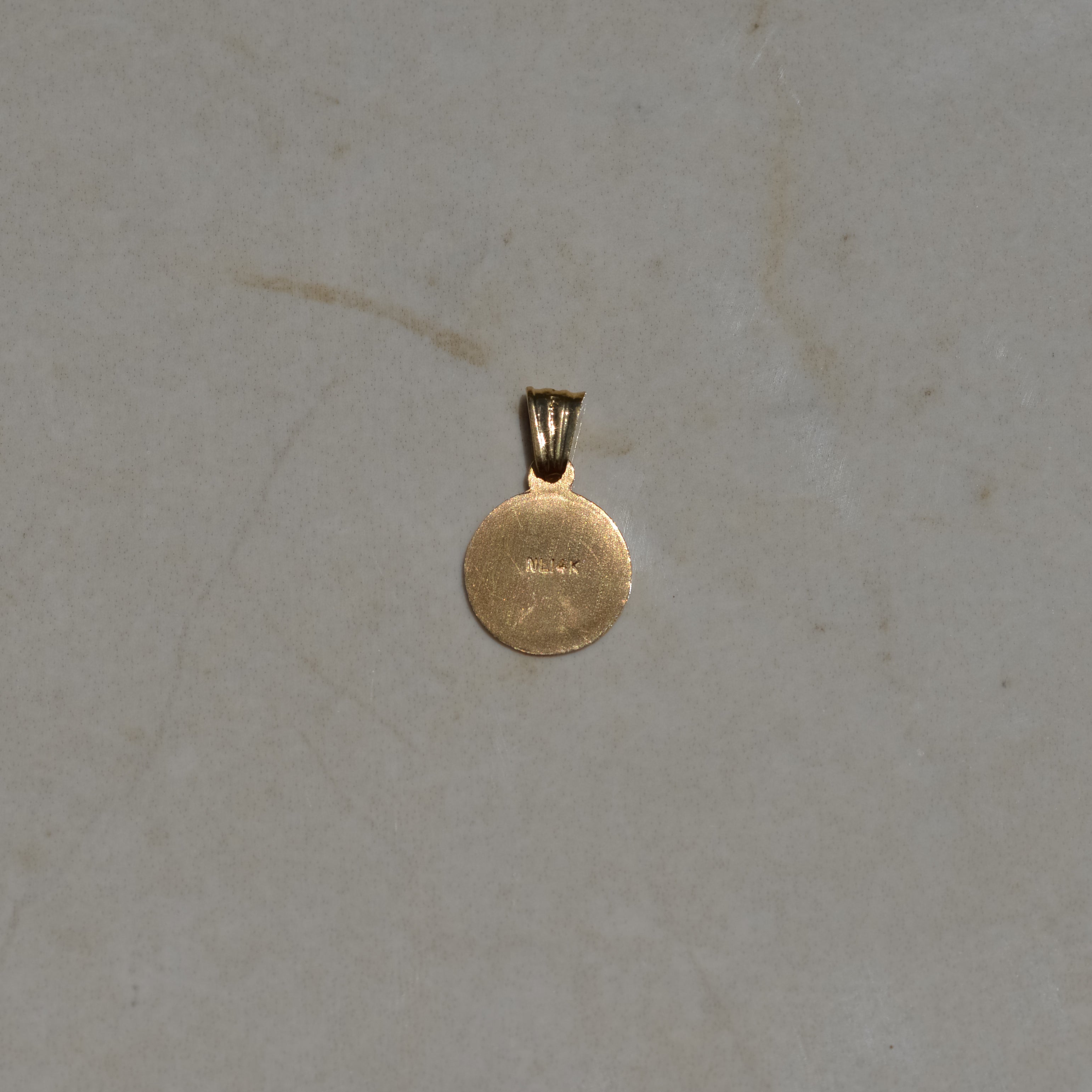 Vintage Cherub Mini Medallion Charm