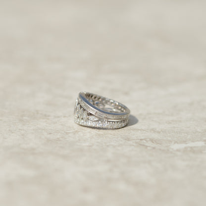 Estate Mixed-cut Diamond Statement Ring