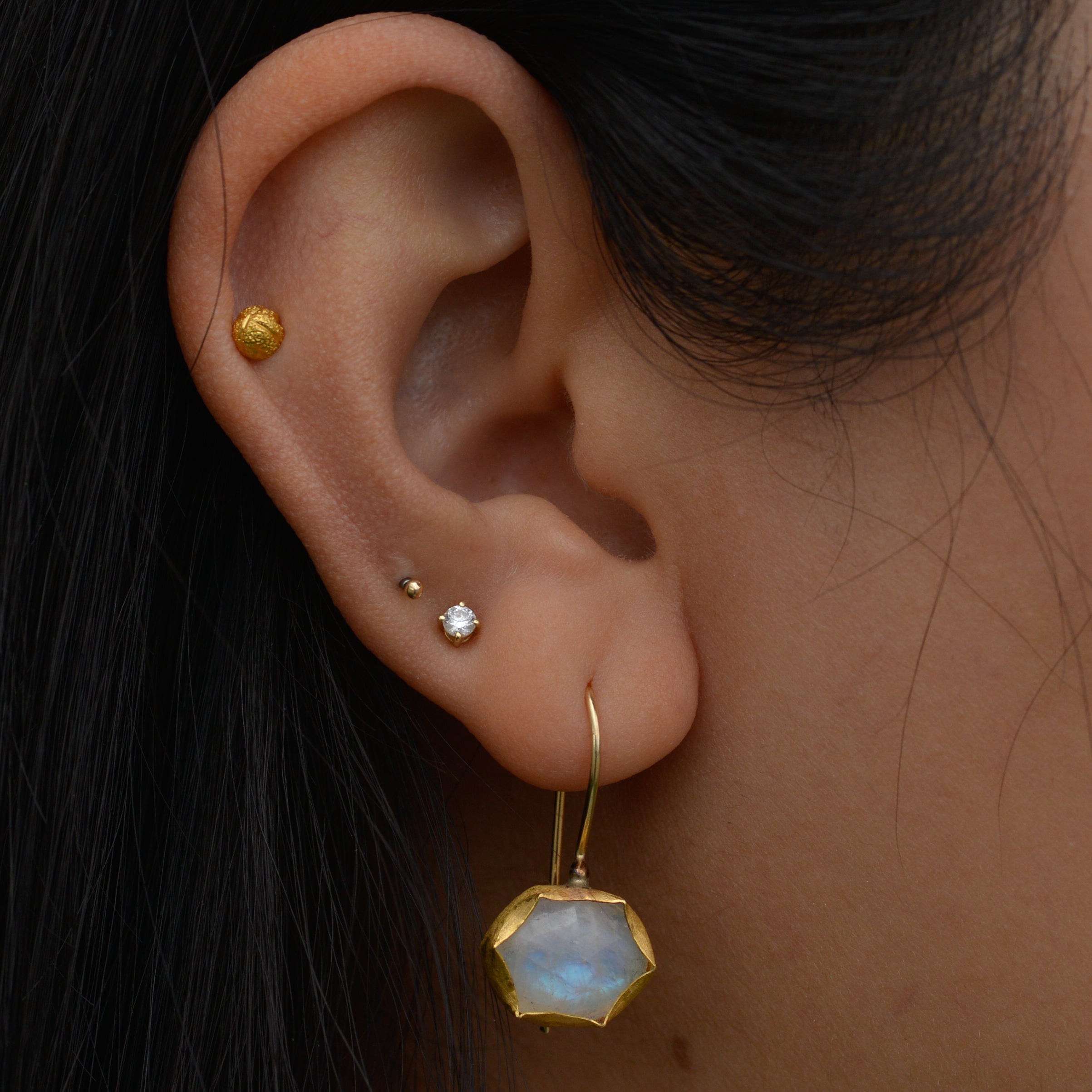 Estate Moonstone Earrings