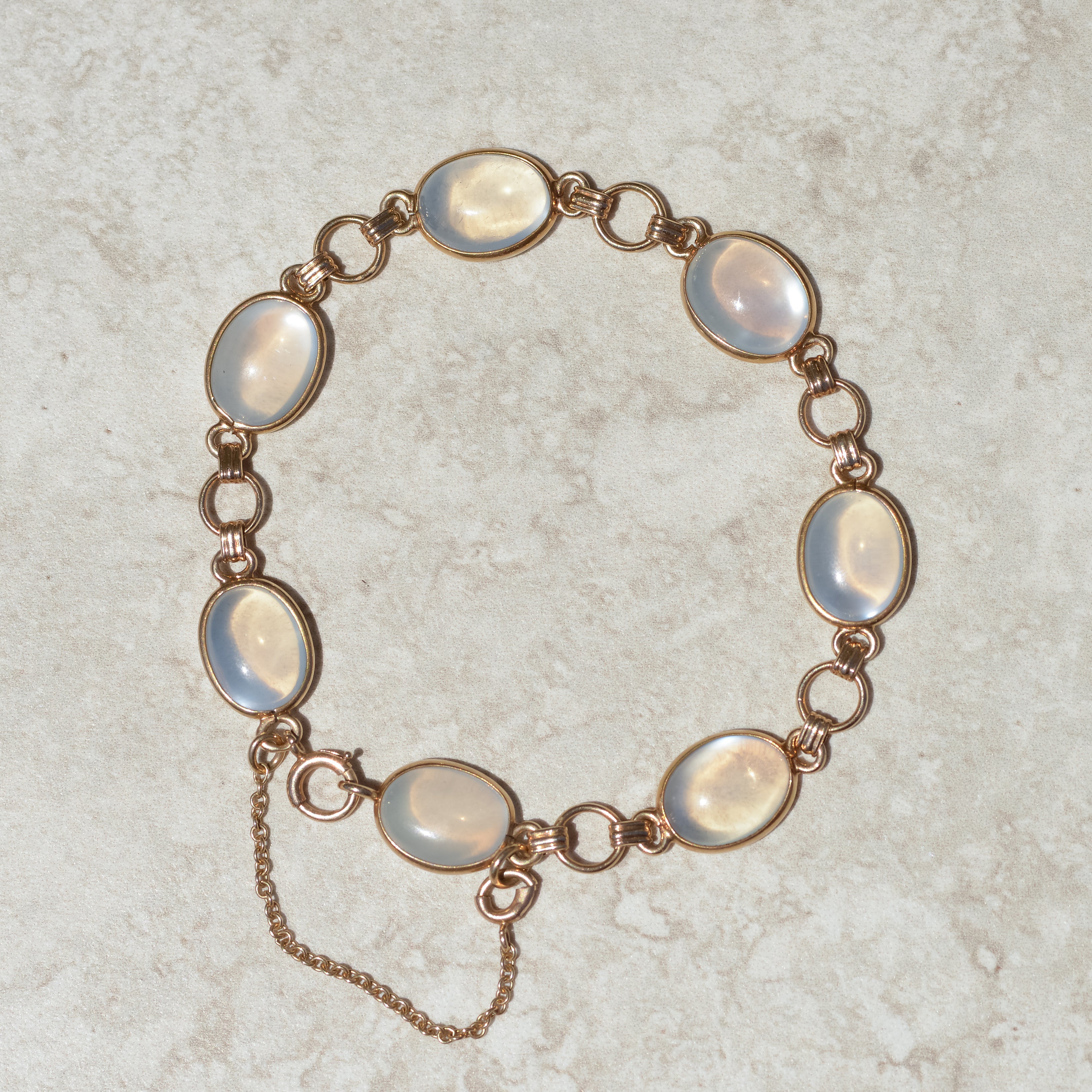 Vintage Moonstone Cabochon Bracelet
