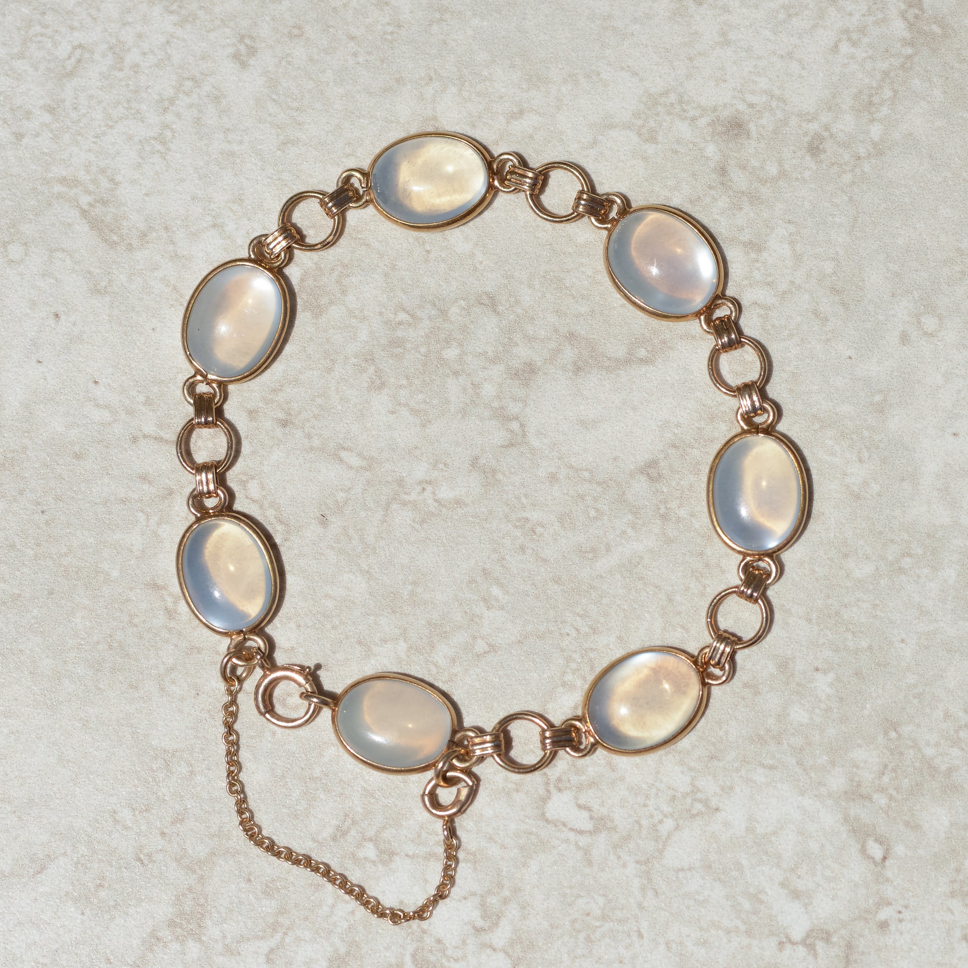Vintage Moonstone Cabochon Bracelet