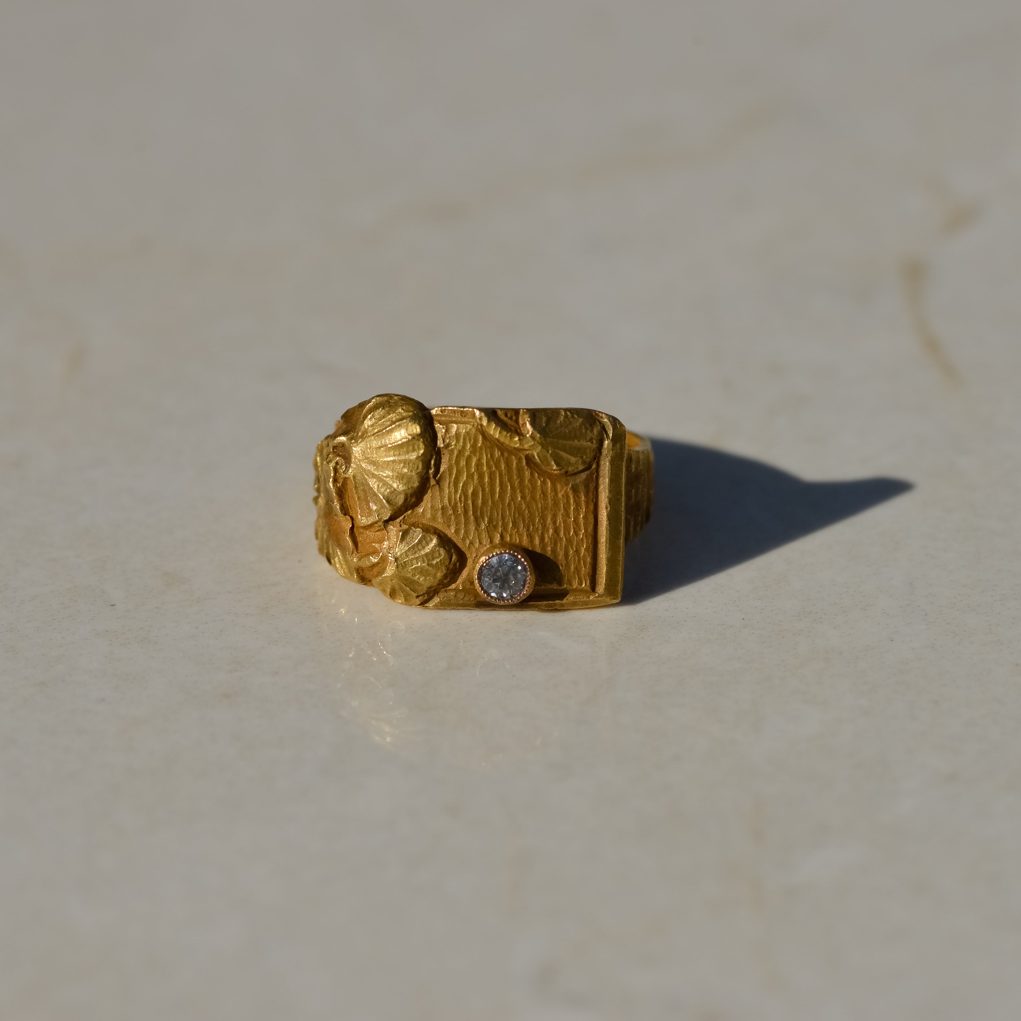 Art Nouveau Signet Ring