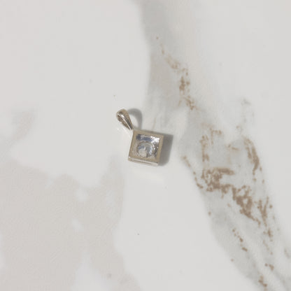 Vintage 0.5 ct Old Euro Cut Diamond Pendant 14k