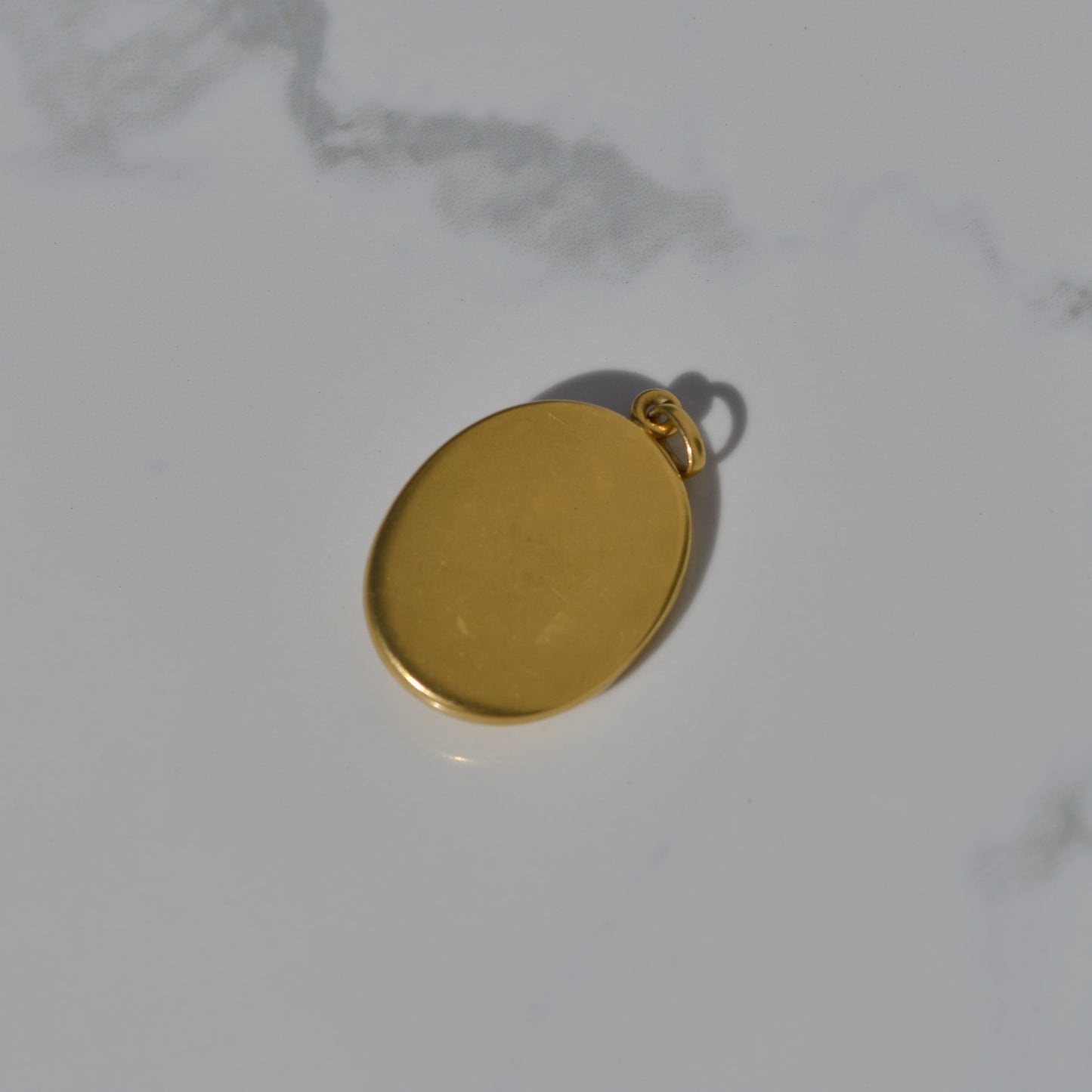 Antique Opal Cabochon Oval Locket 14k