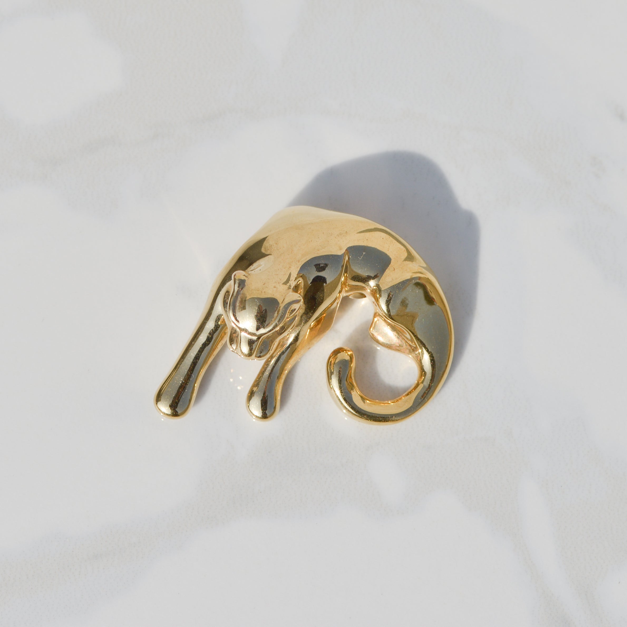 Vintage Panther Slider Pendant
