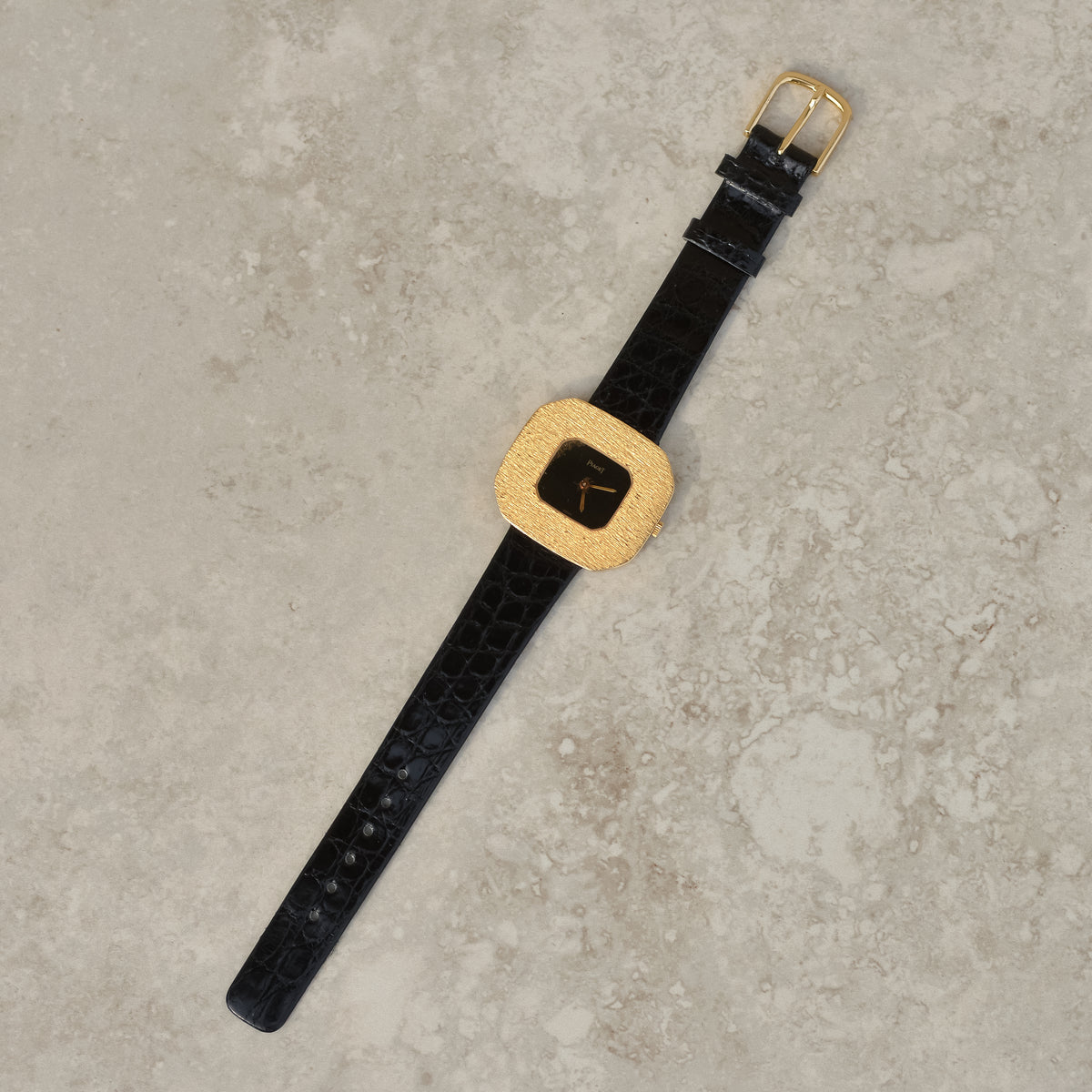 1970s Piaget Bark-textured Watch