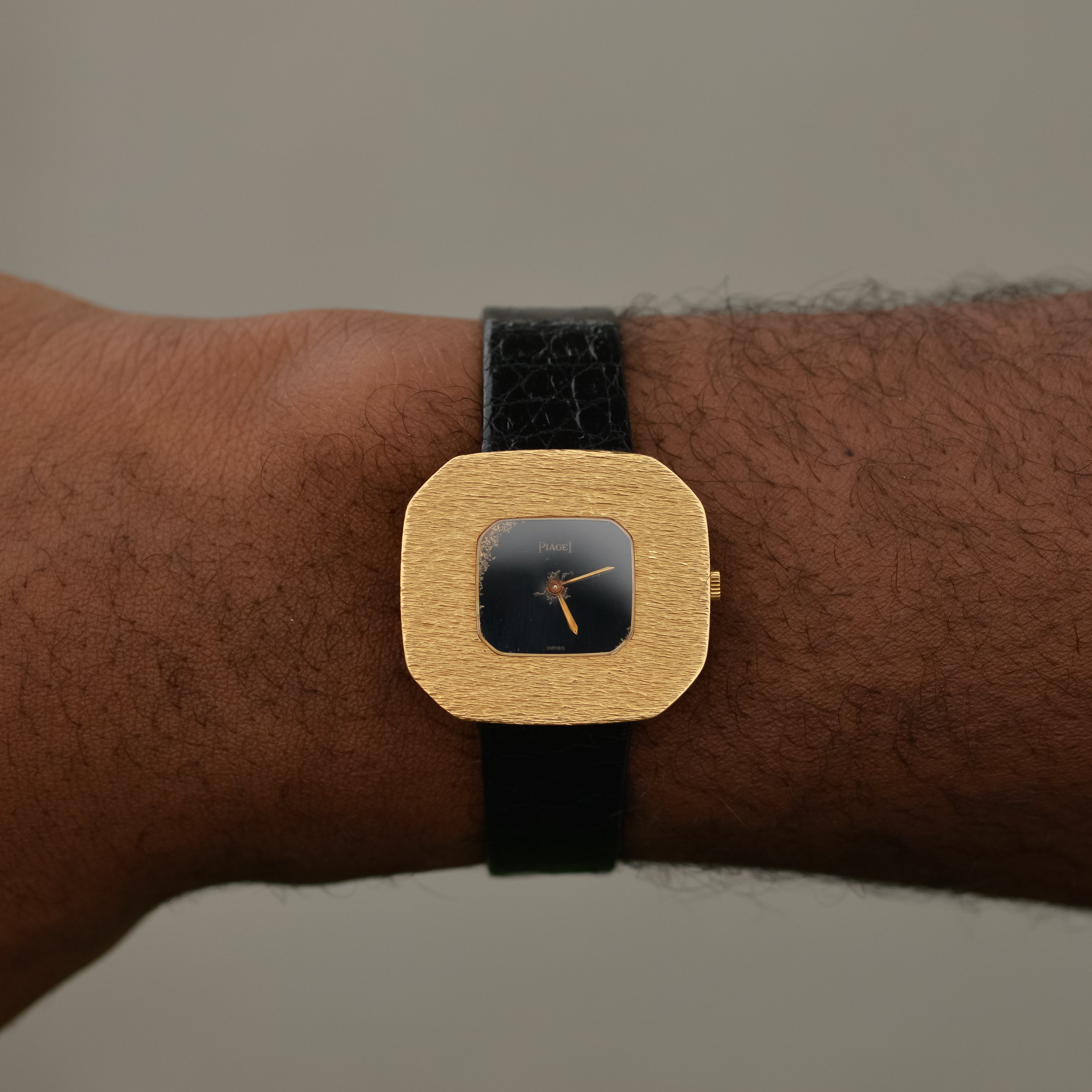 1970s Piaget Bark-textured Watch