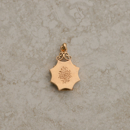 Victorian Rosecut Diamond Monogram Locket