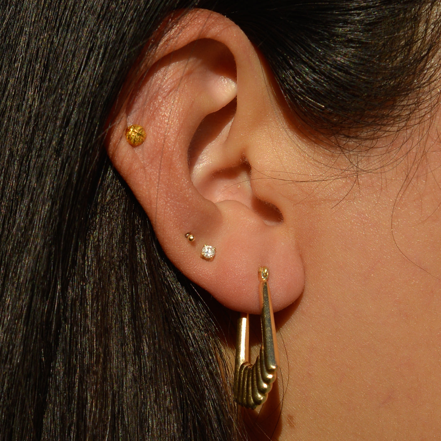 Estate Geometric Hoops