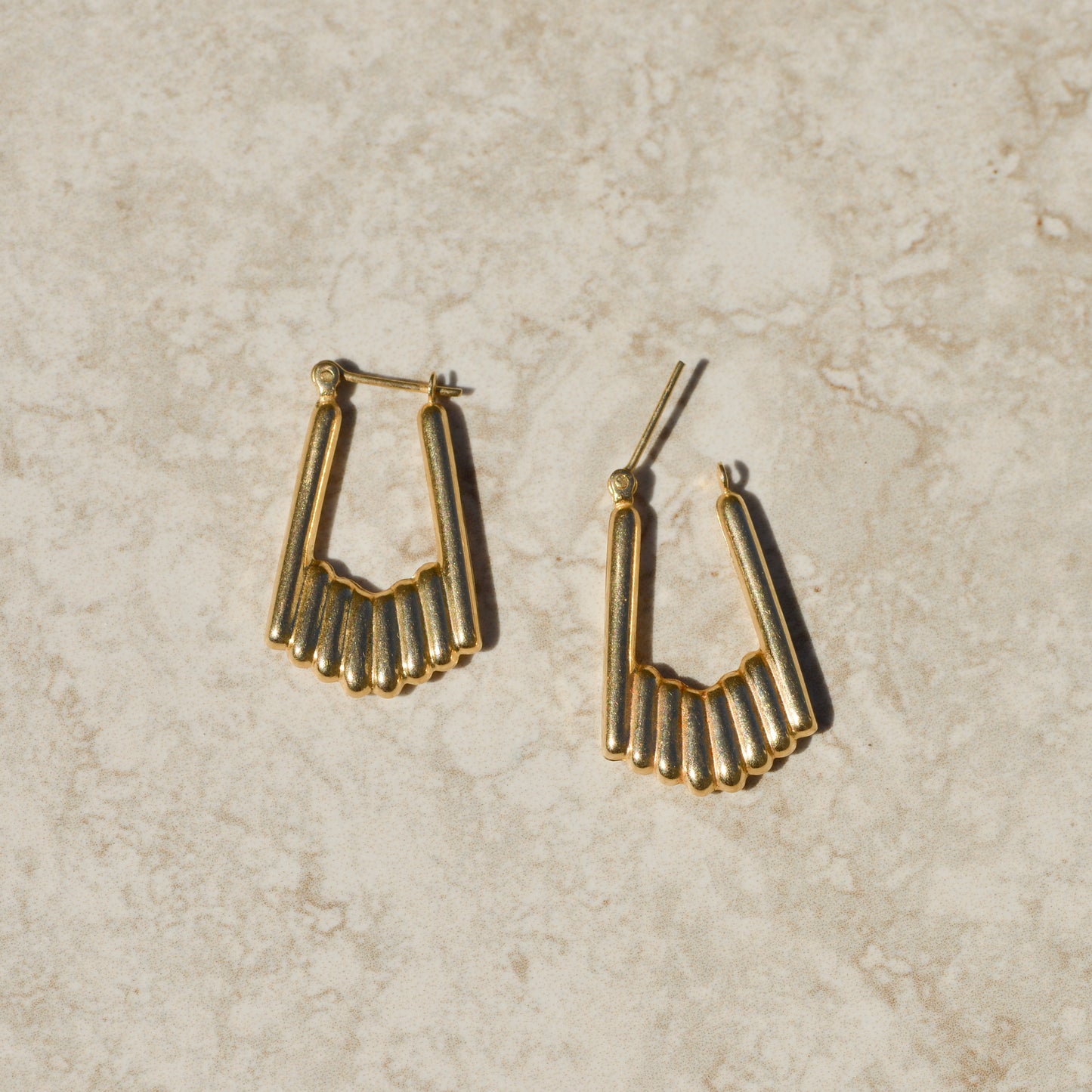 Estate Geometric Hoops