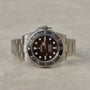 Stainless steel Rolex Submariner no date watch, black dial and bezel