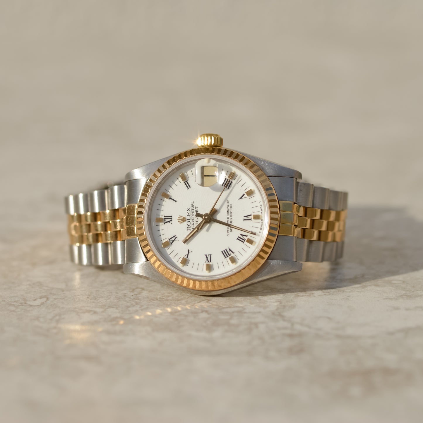 Rolex Datejust 31, white Roman dial, reference 68273