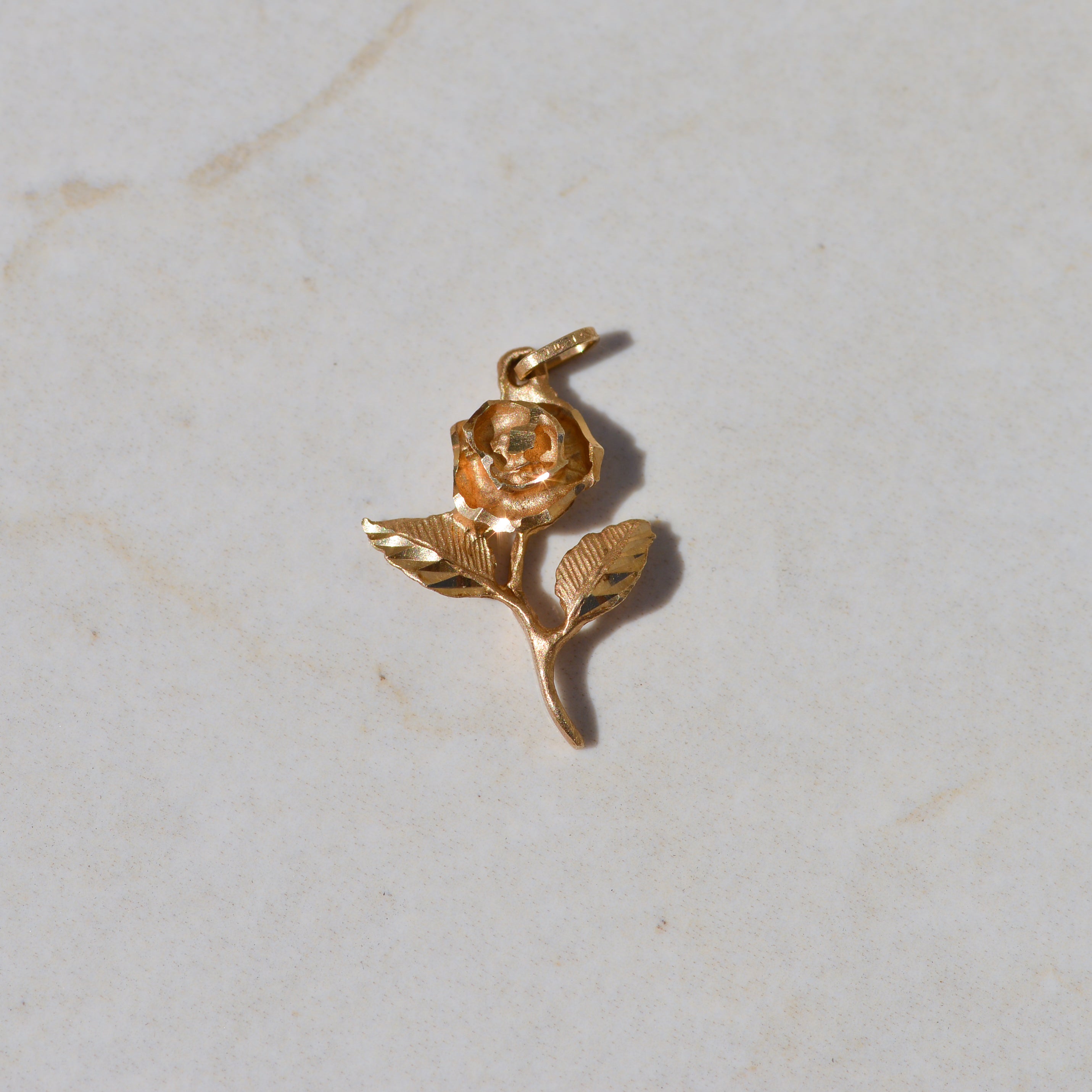 Vintage Rose Charm