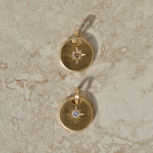 11: Round Star-set Pendant, diamond