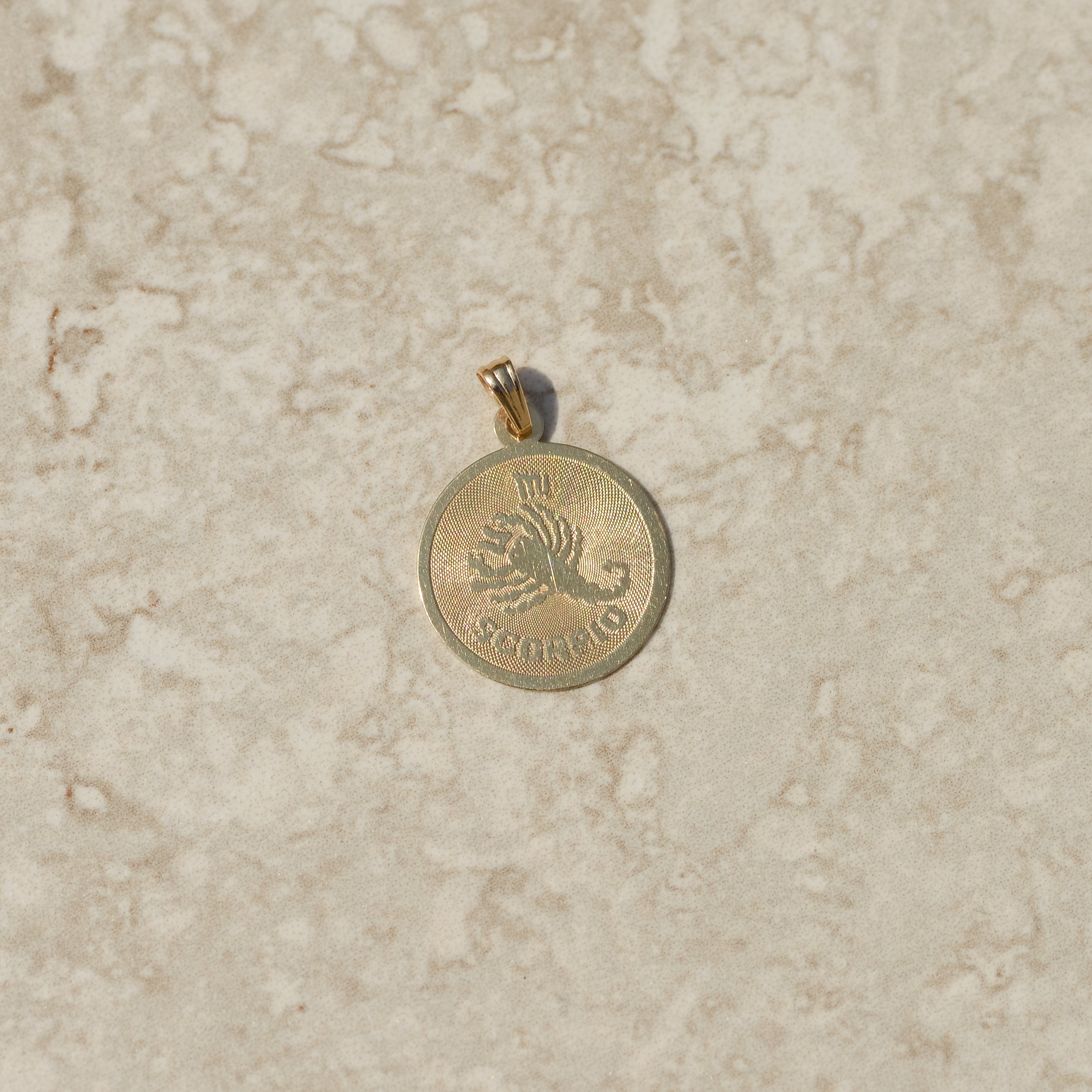 Vintage Small Scorpio Medallion