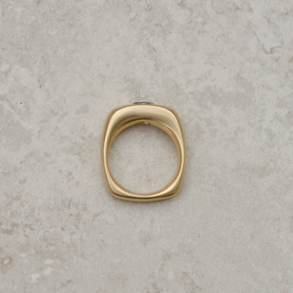 Seko Square Ring, Montana parti sapphire