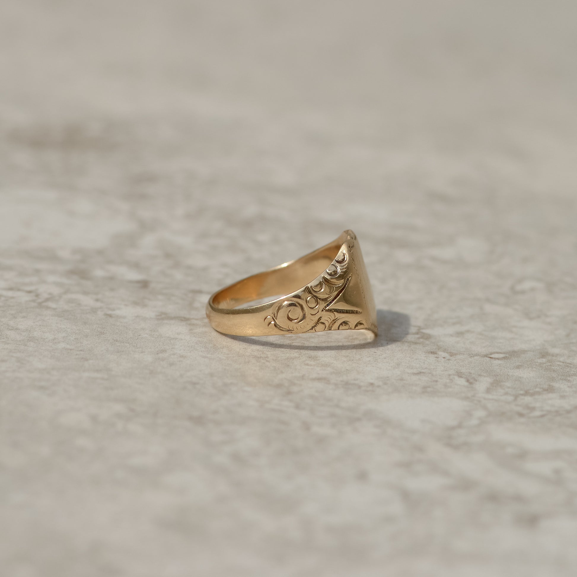 Victorian Shield-shaped Signet Ring