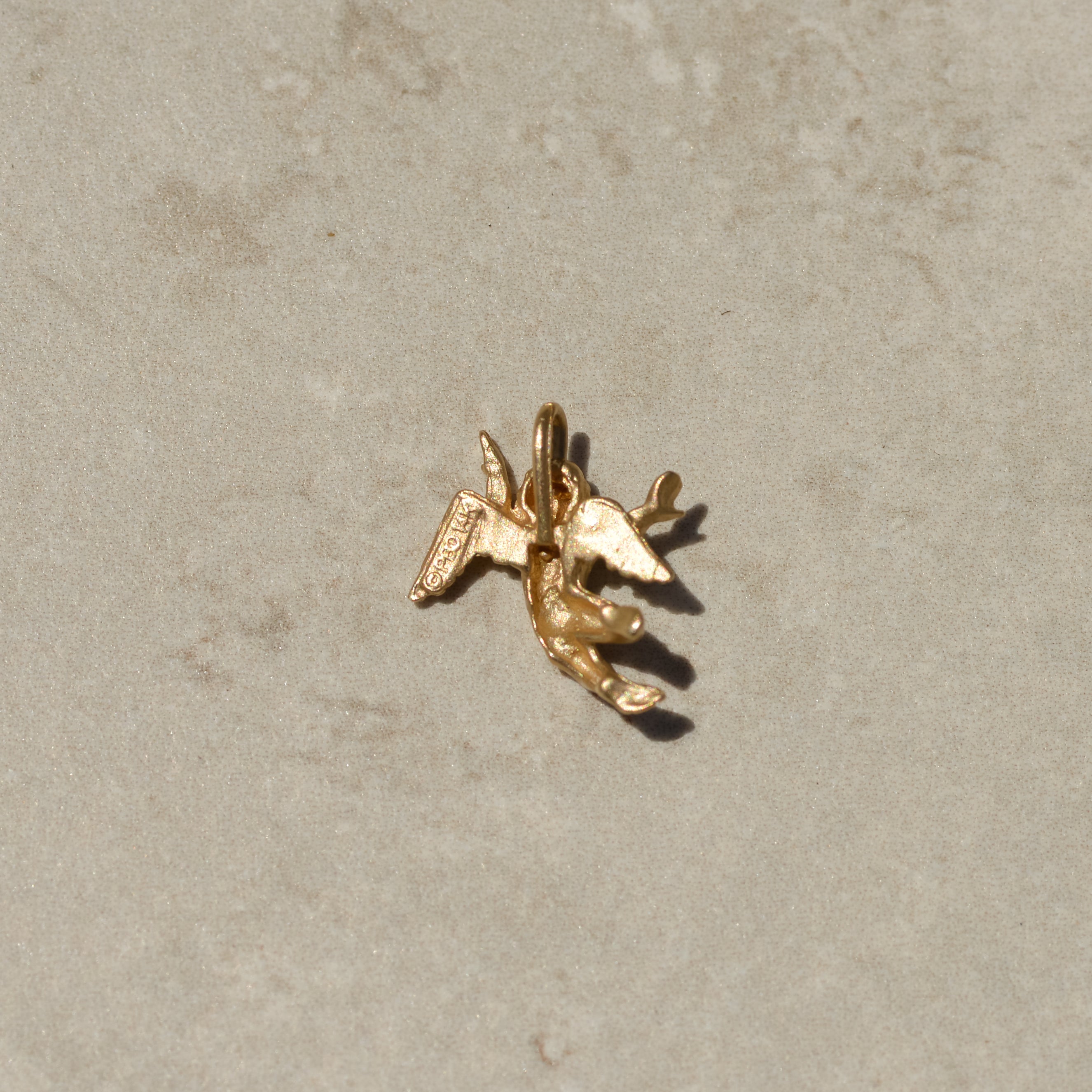 Vintage Cherub Charm