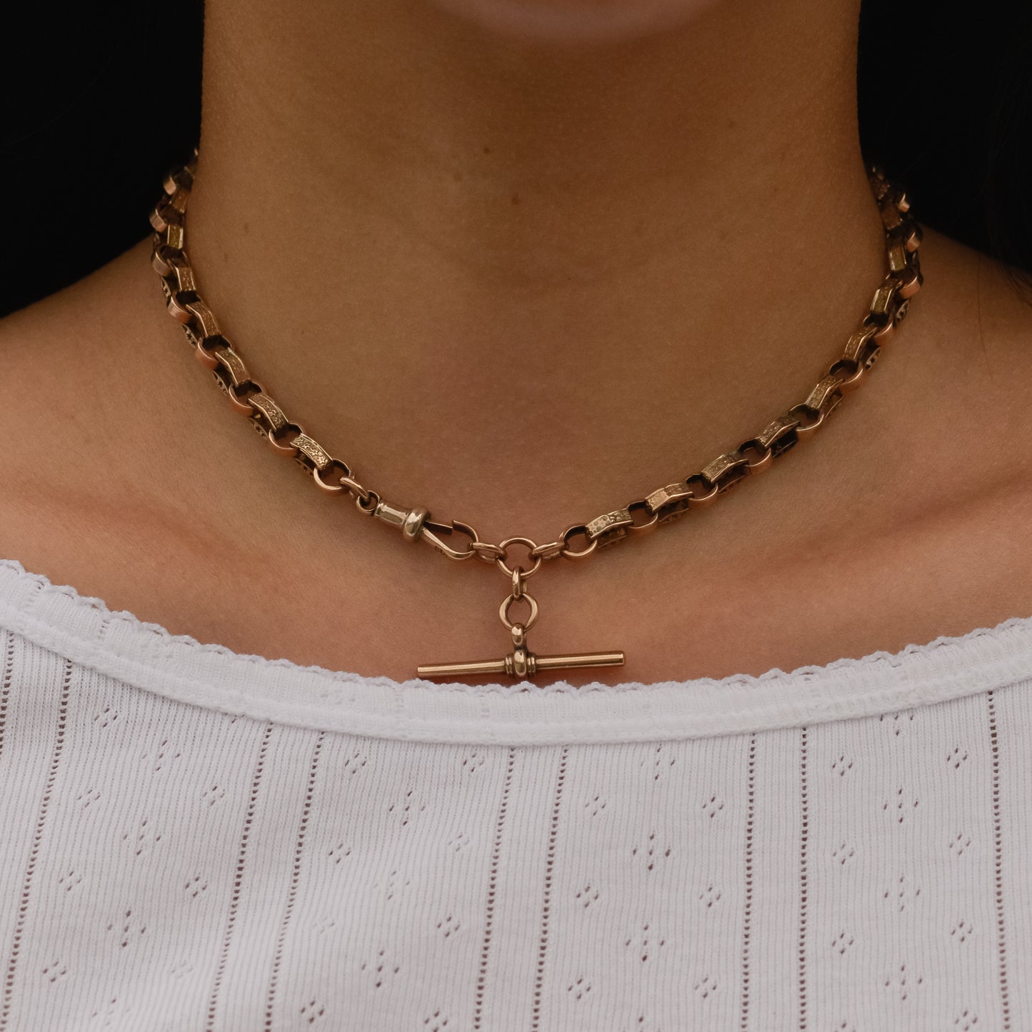 Victorian Star Link Watch Chain