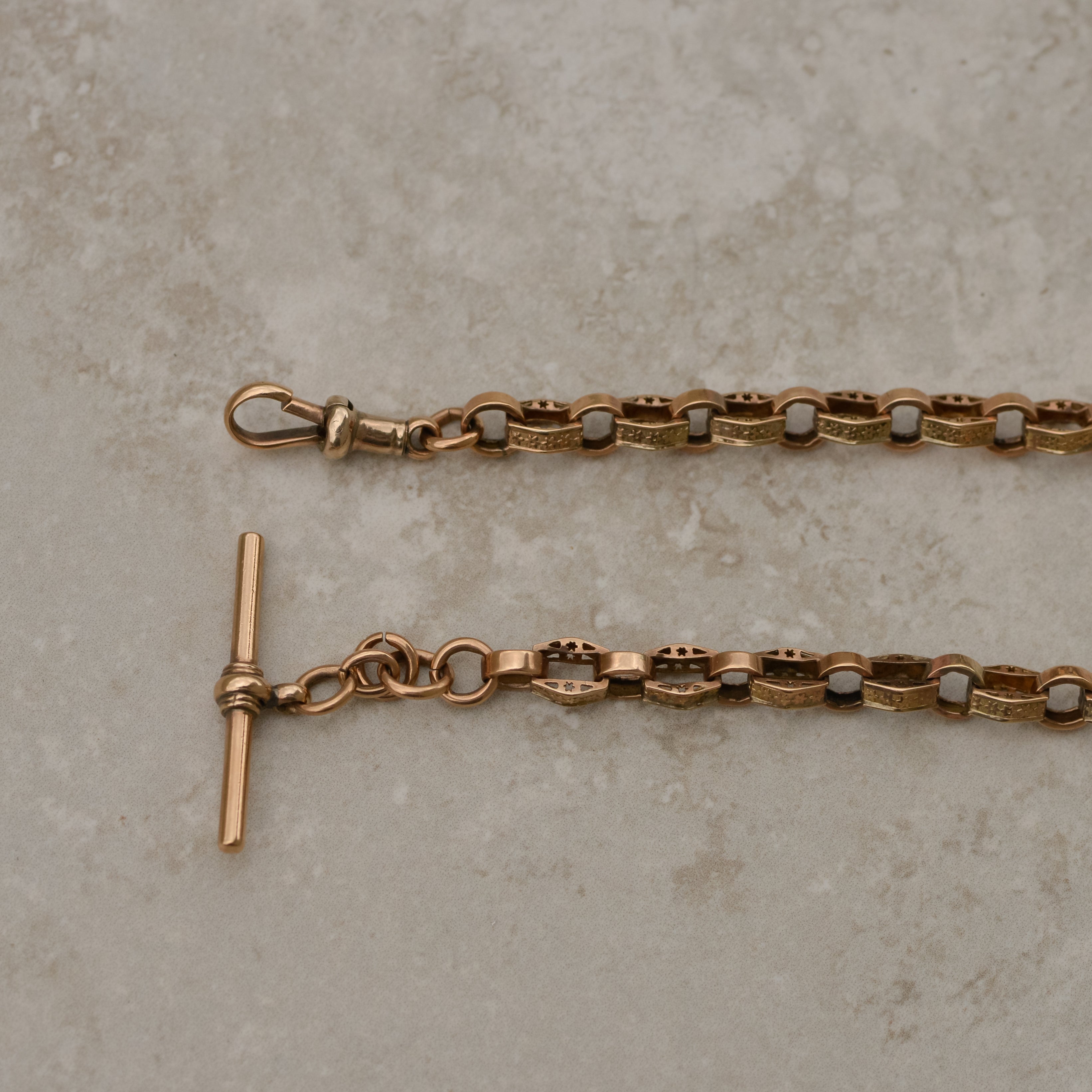 Victorian Star Link Watch Chain