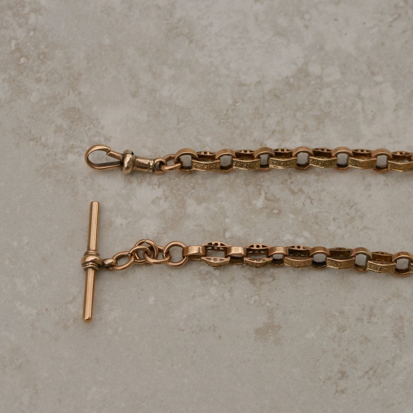 Victorian Star Link Watch Chain