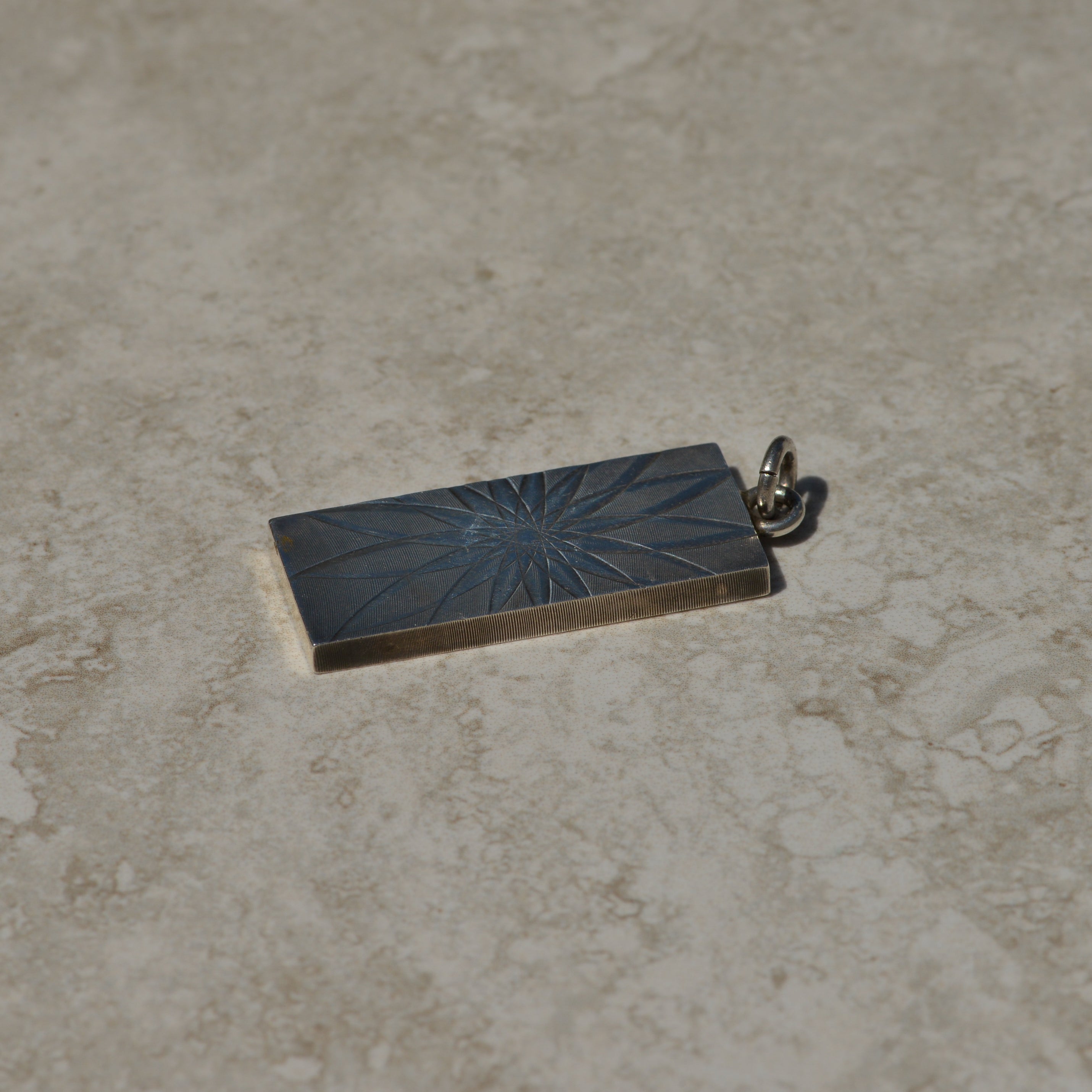 Vintage Sterling Bar Pendant