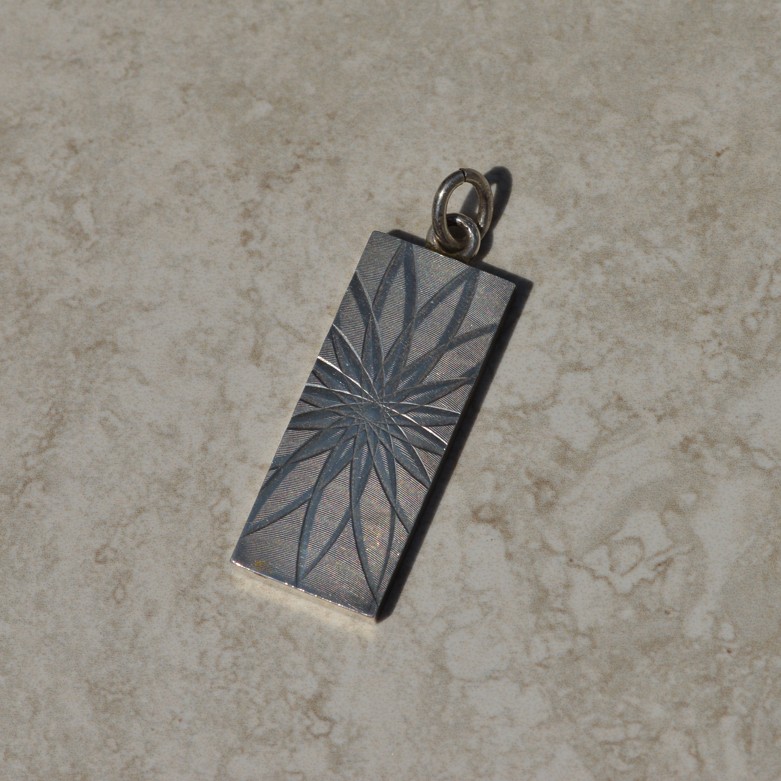 Vintage Sterling Bar Pendant