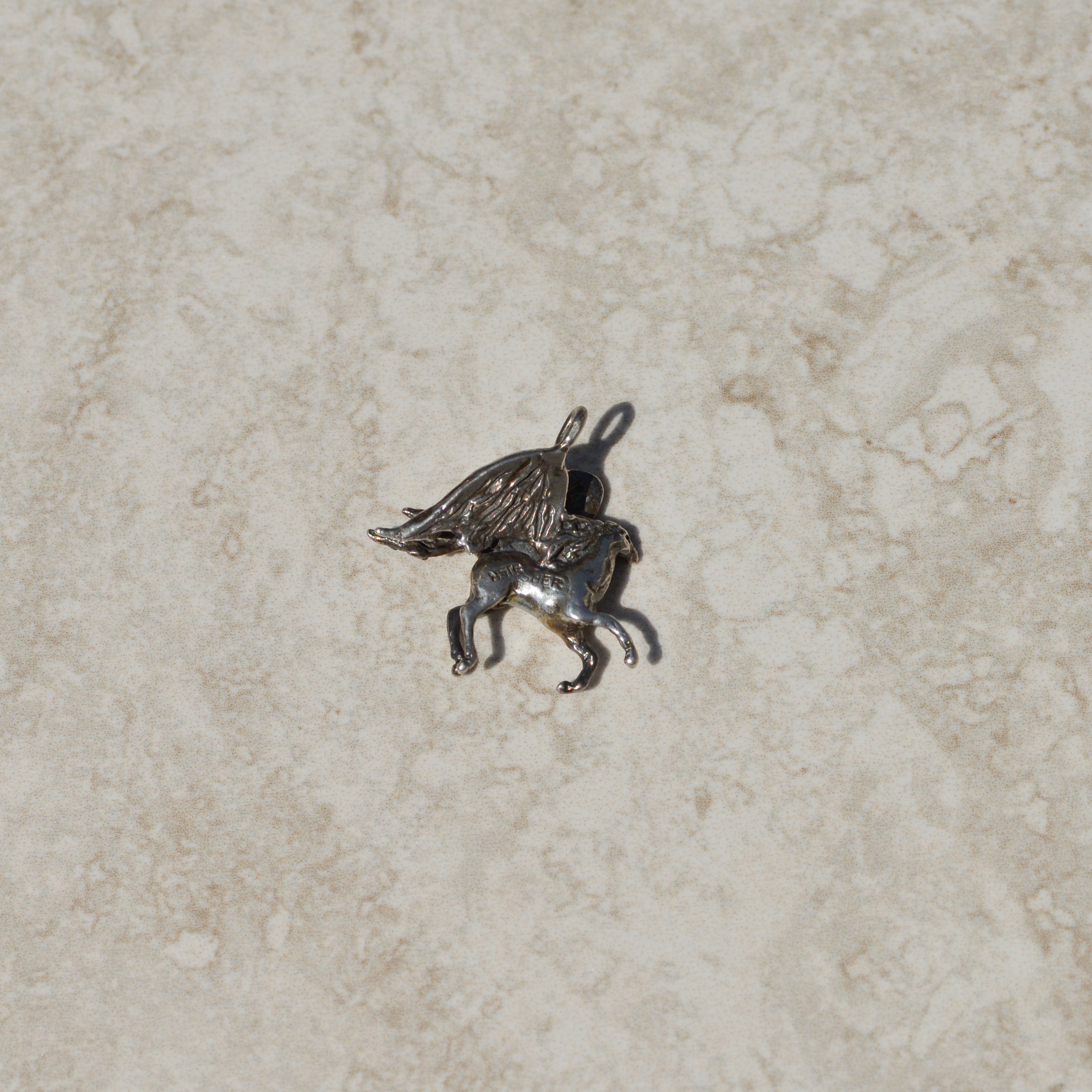 Vintage Sterling Pegasus Charm