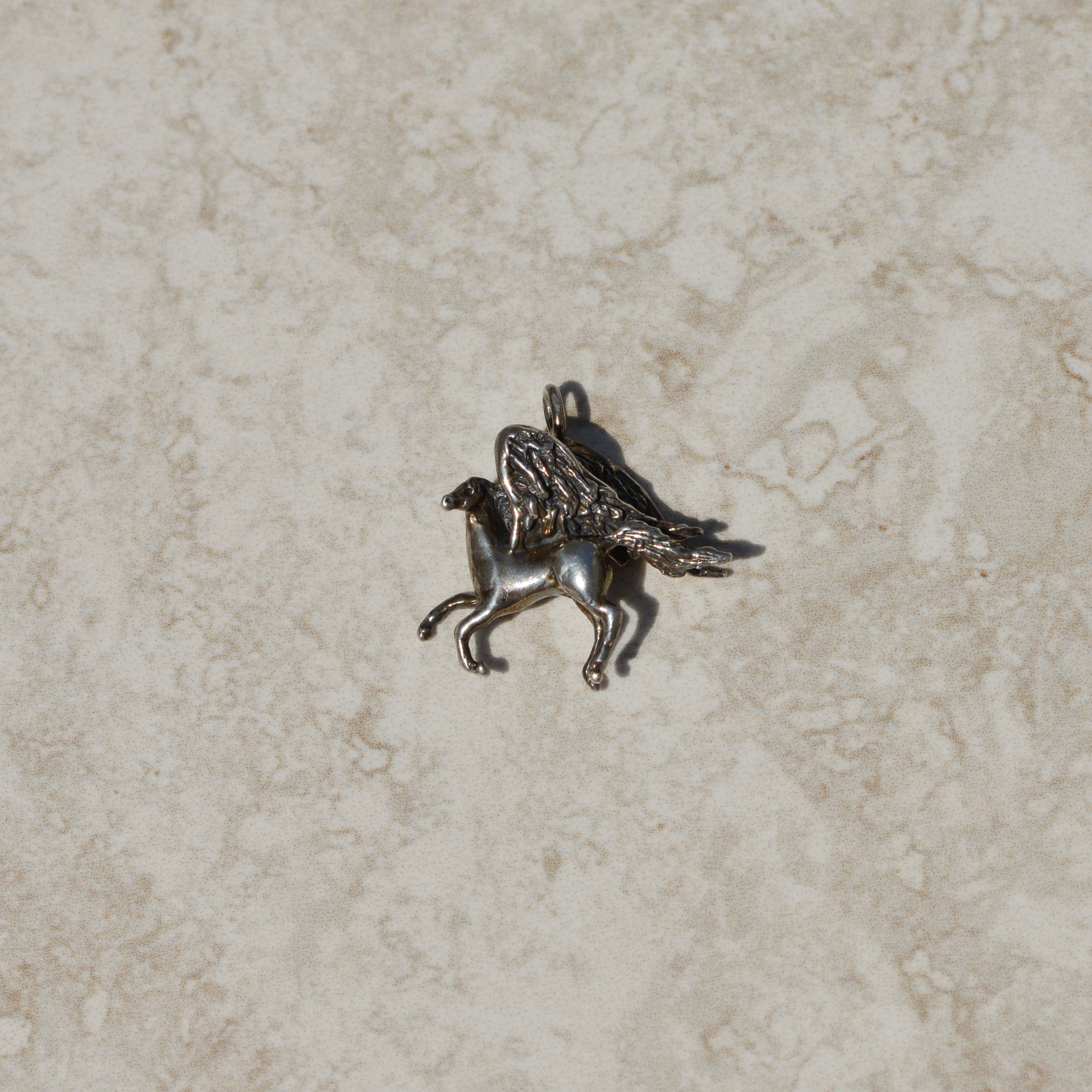 Vintage Sterling Pegasus Charm