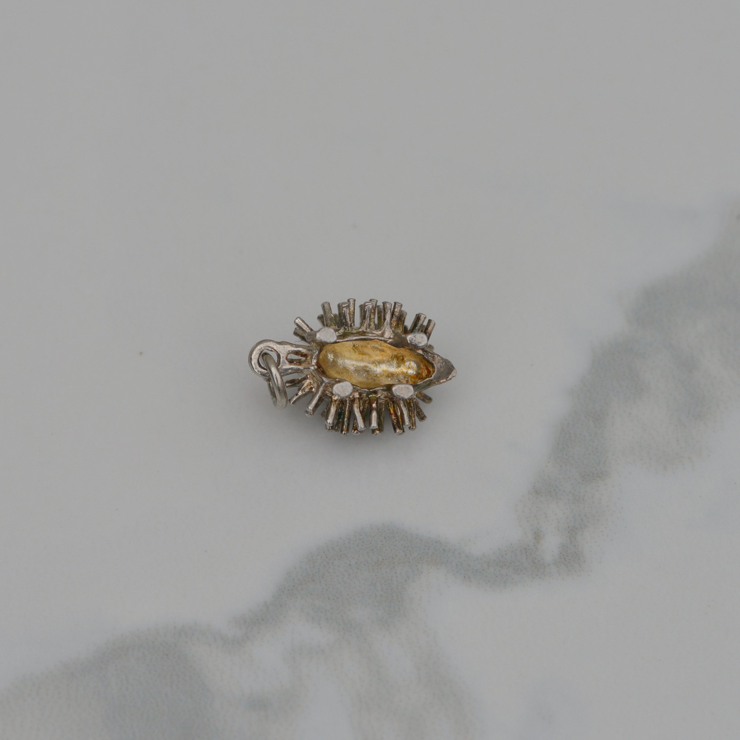 Vintage Sterling Hedgehog Charm