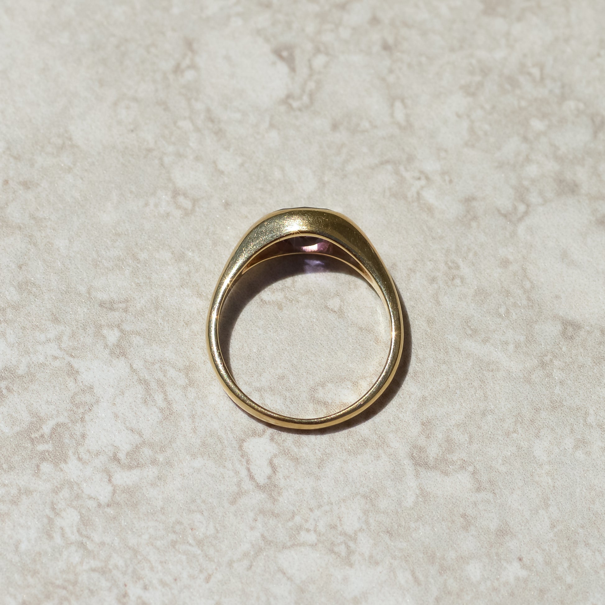 Vintage Tiffany & Co Amethyst Signet Ring