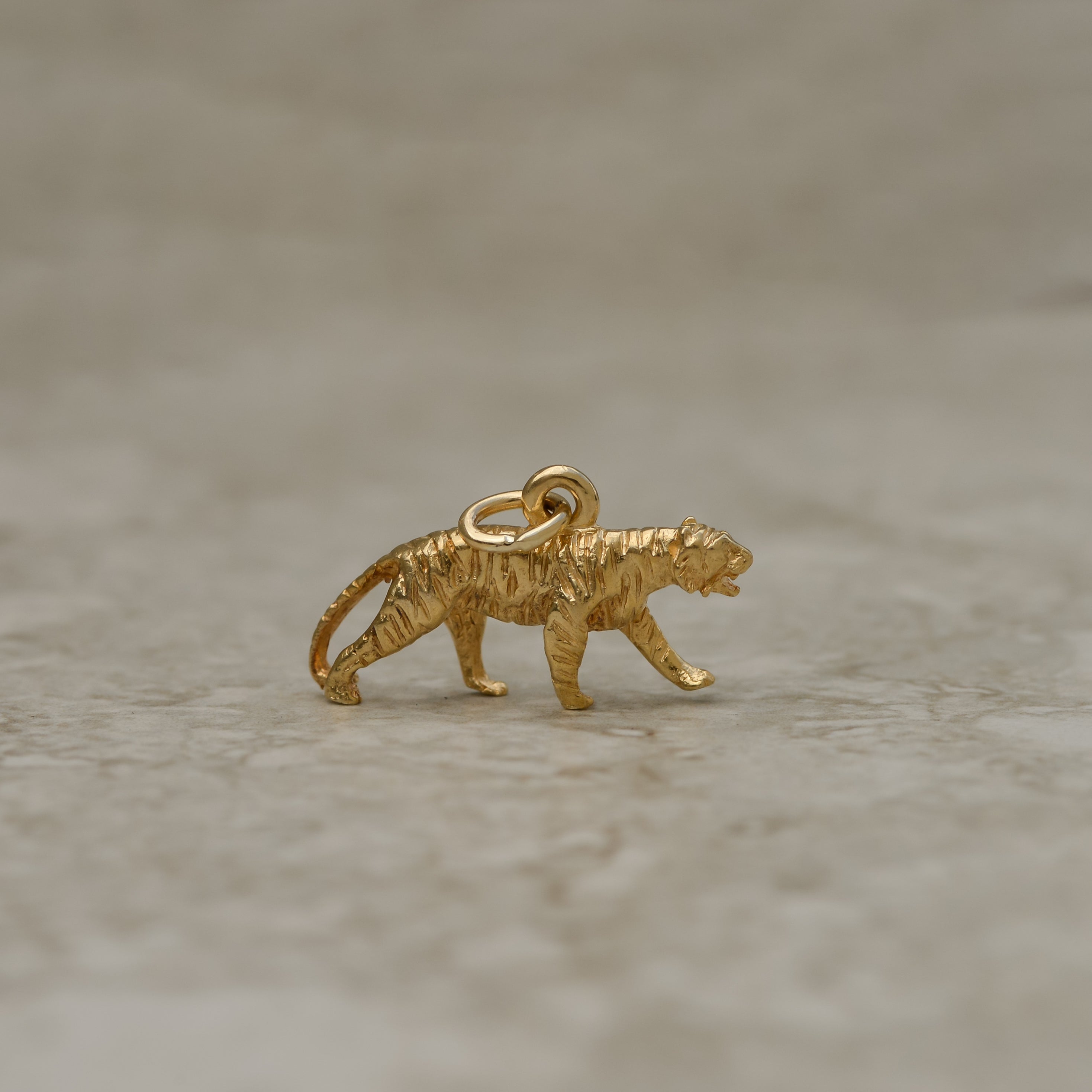 Vintage Tiger Charm