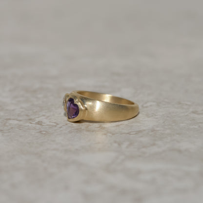 Toi et Moi, amethyst and diamond