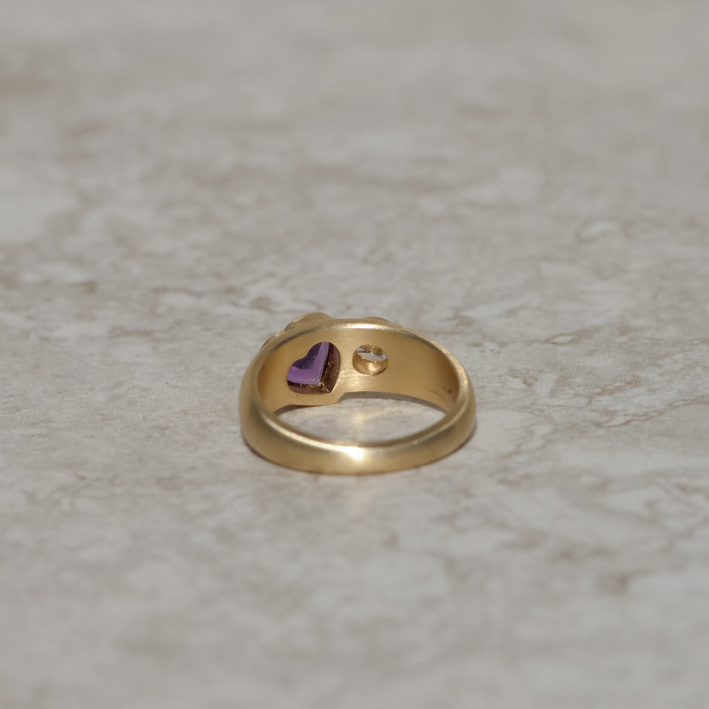 Toi et Moi, amethyst and diamond