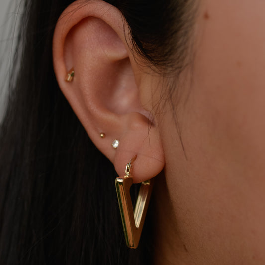 Estate Triangle Hoops