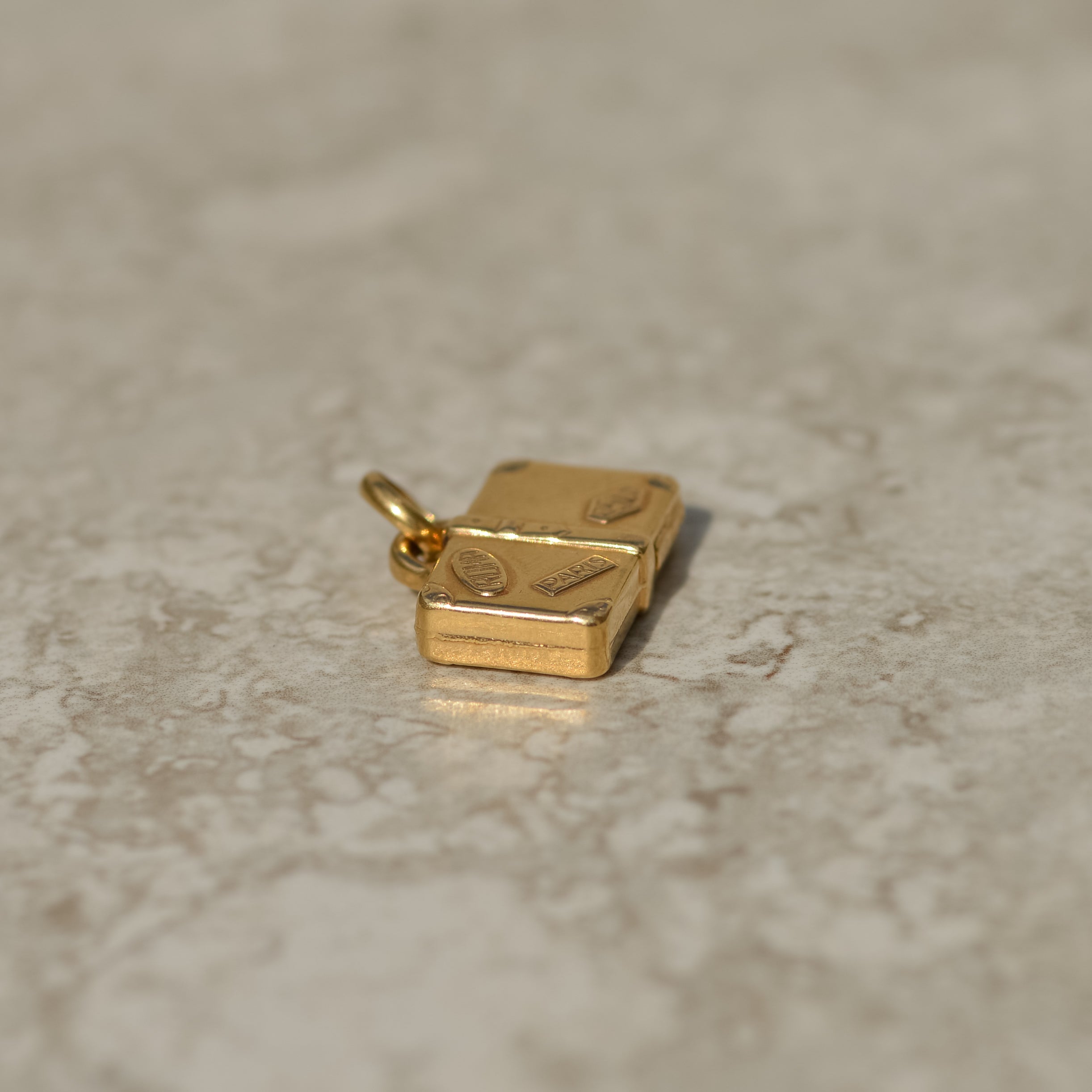 Vintage Suitcase Charm