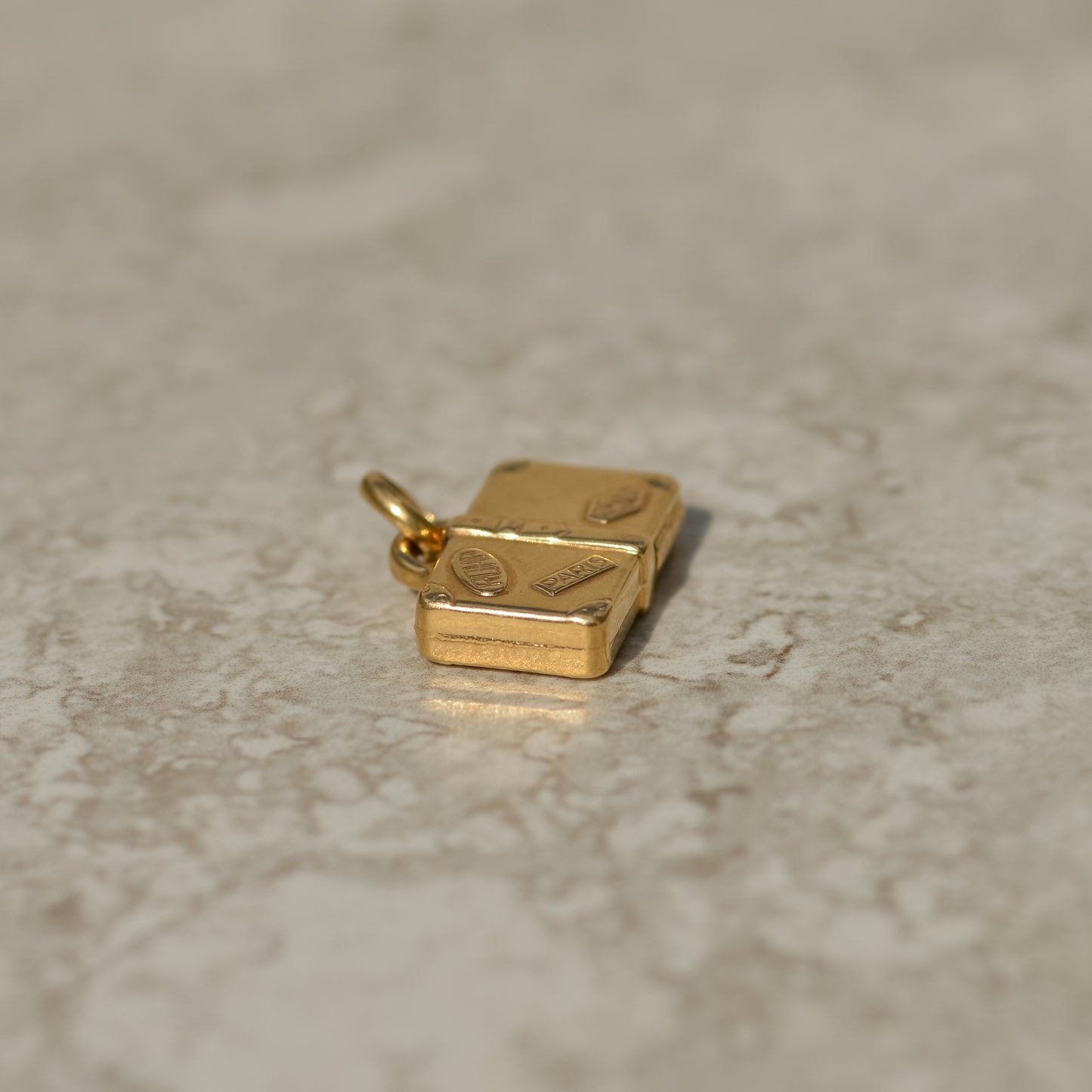 Vintage Suitcase Charm