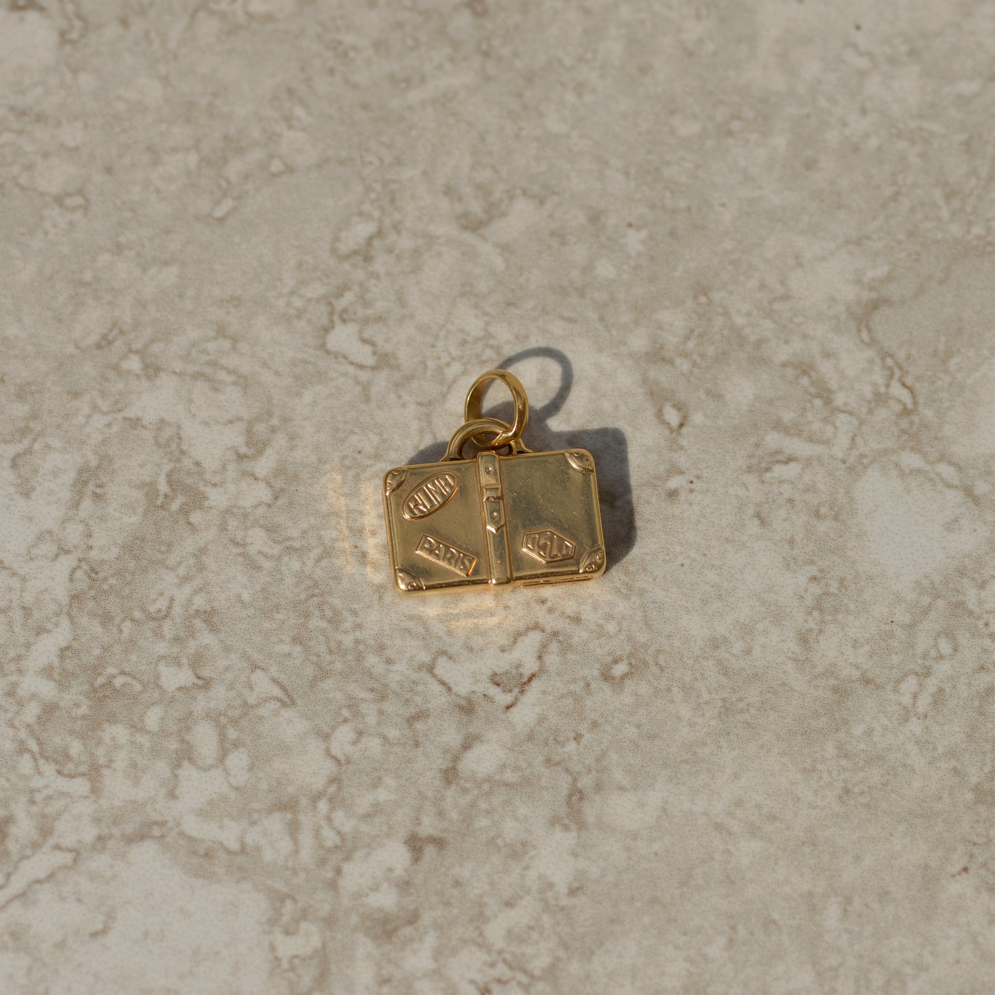 Vintage Suitcase Charm