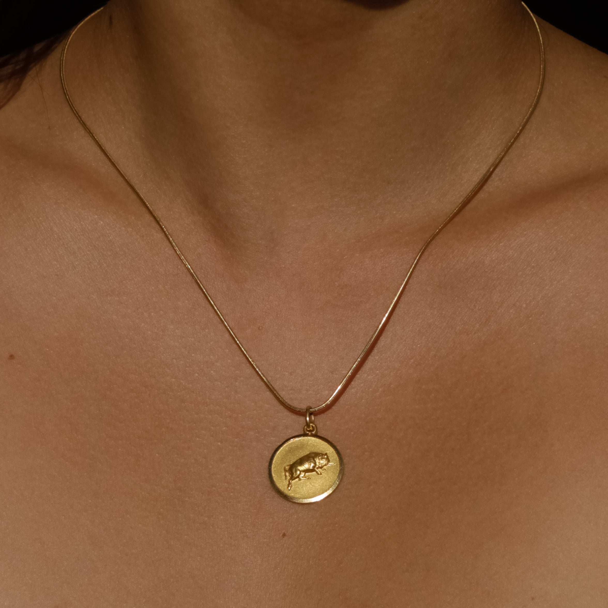 Vintage UnoAErre Taurus Bull Zodiac Charm