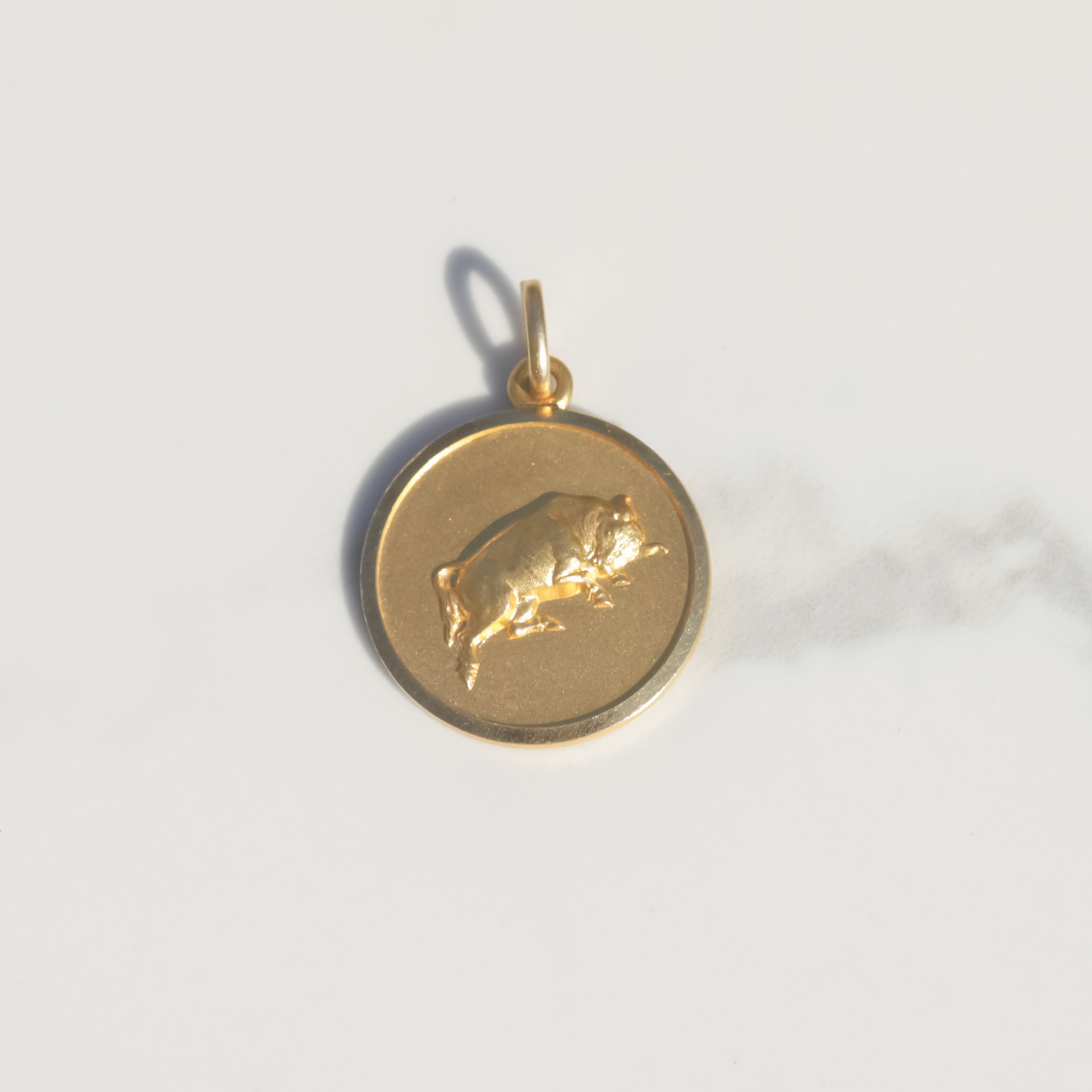 Vintage UnoAErre Taurus Bull Zodiac Charm