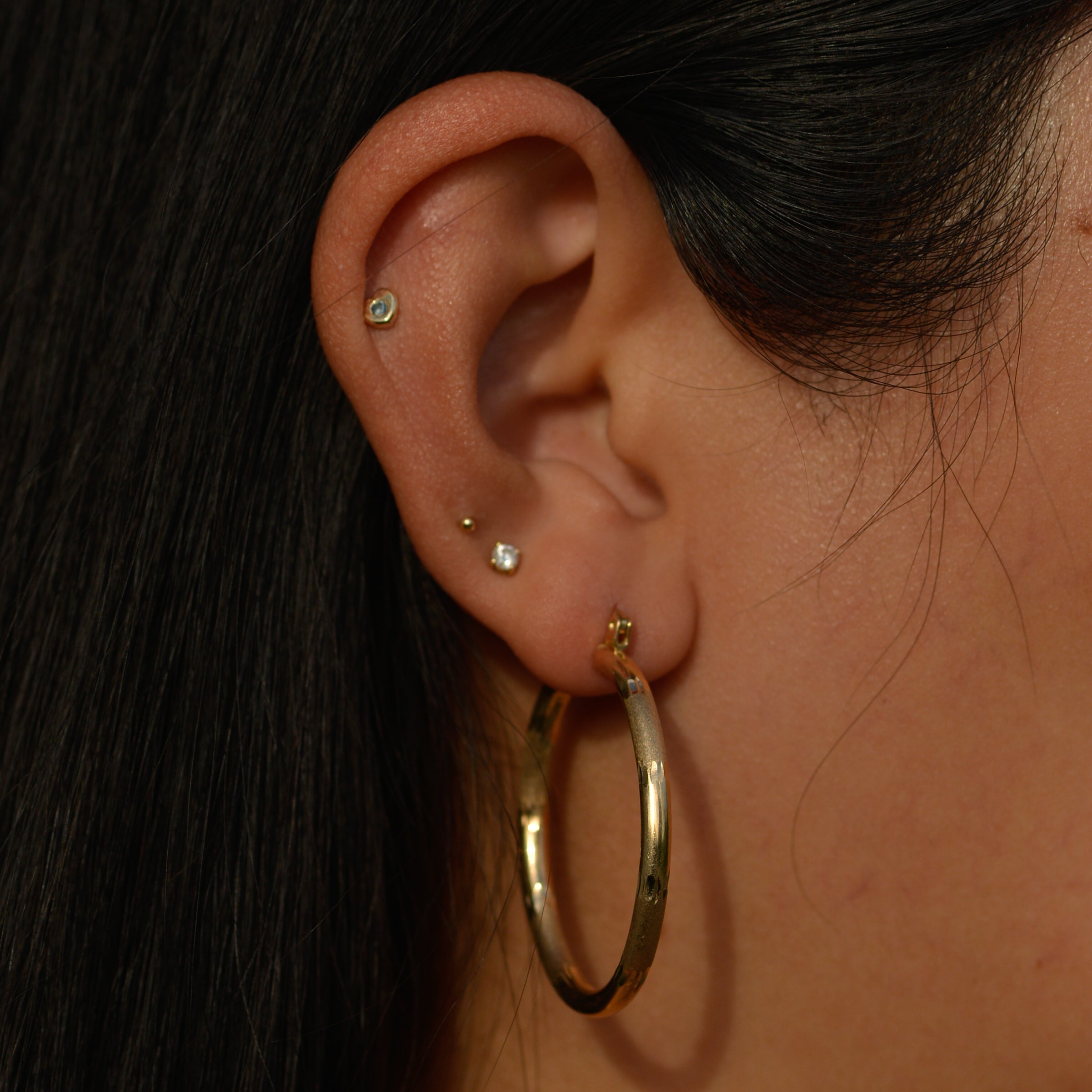 Vintage Oval Hoops