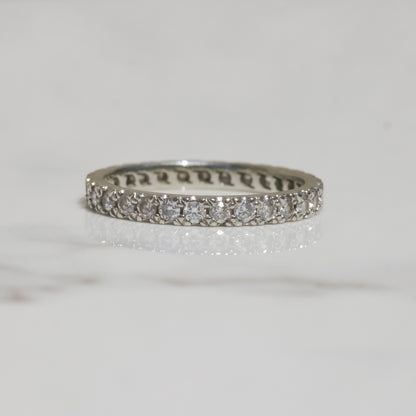 Estate Diamond Eternity Band Sz 6 14k