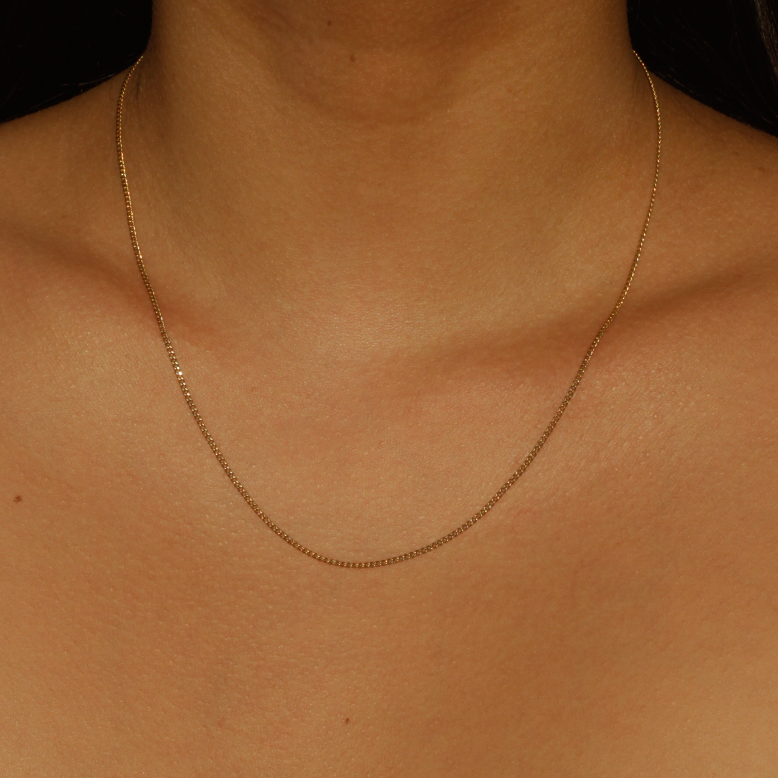 Vintage Curb Chain 18" 14k Gold