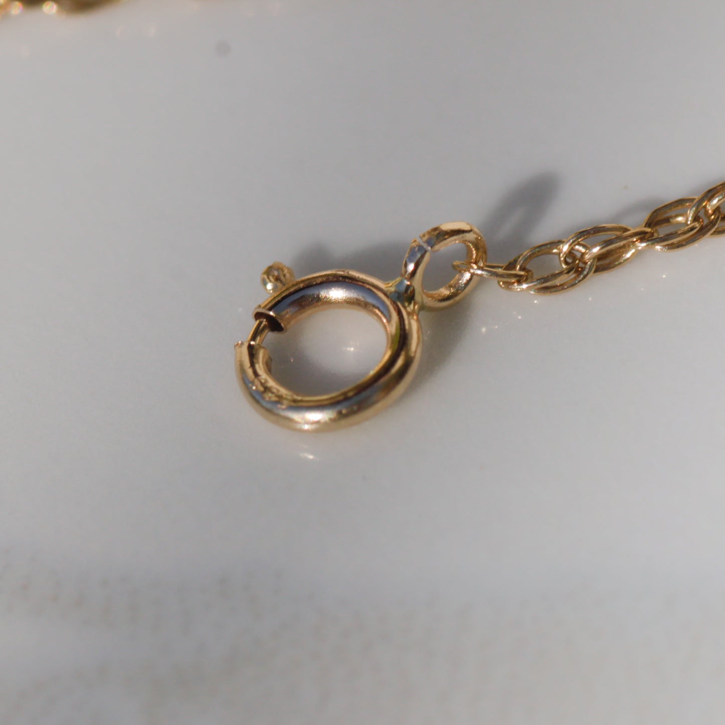 Dainty Rope Chain 19.75" 14k Gold