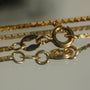 Vintage Box Chain 14k Solid Gold