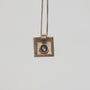 Antique Star Sapphire Pendant Necklace 14k Gold