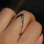 Vintage Chevron V Stacking Ring 14k Gold