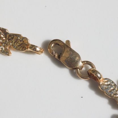 Vintage Noah's Ark Bracelet 10k Gold