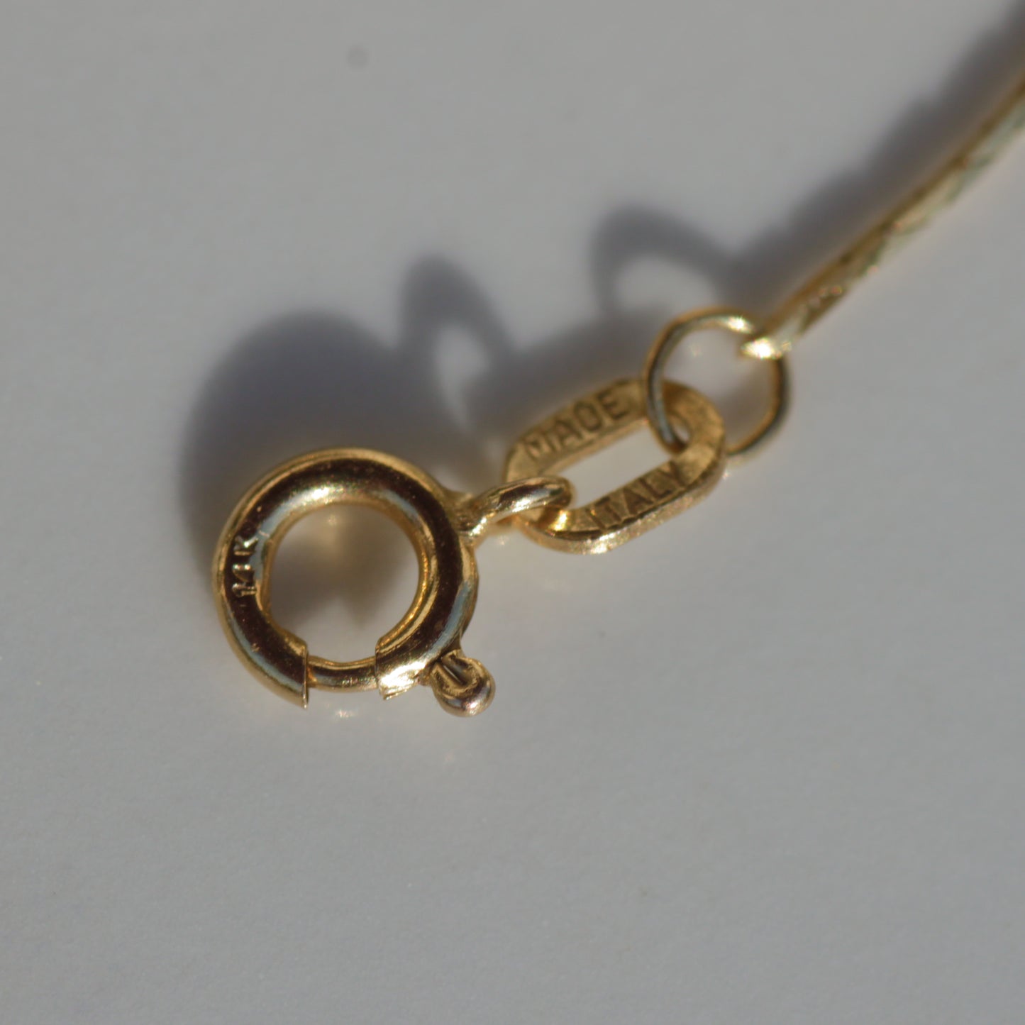 Vintage Satellite Chain 18" 14k Gold