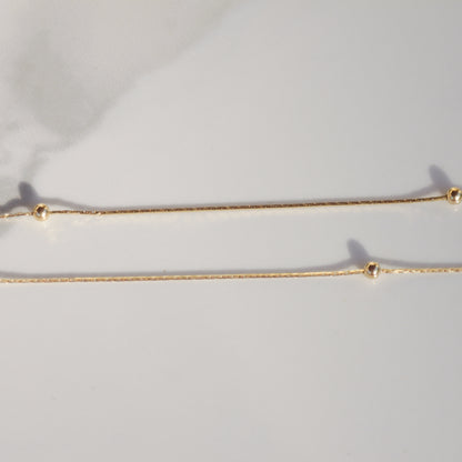 Vintage Satellite Chain 18" 14k Gold